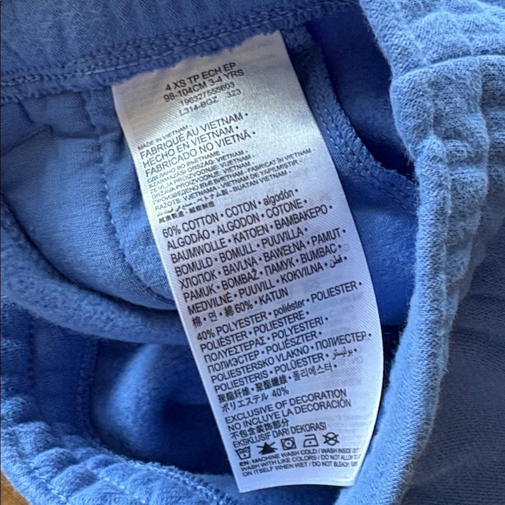 NWOT Nike Girls Tee and Sweatpants Set size XS(4) - Picture 8 of 9